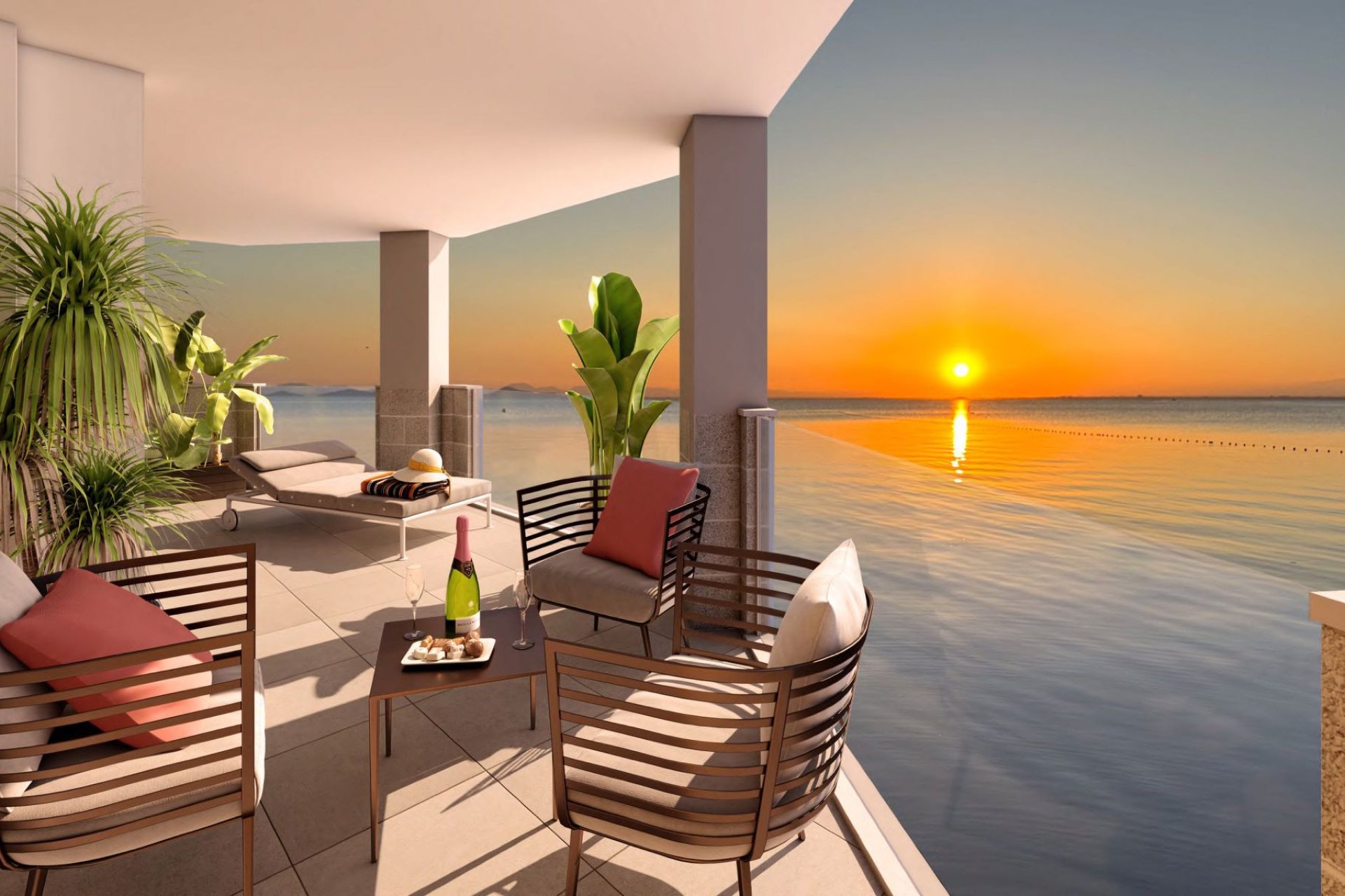Nýbygging - Þakíbúð - La Manga del Mar Menor